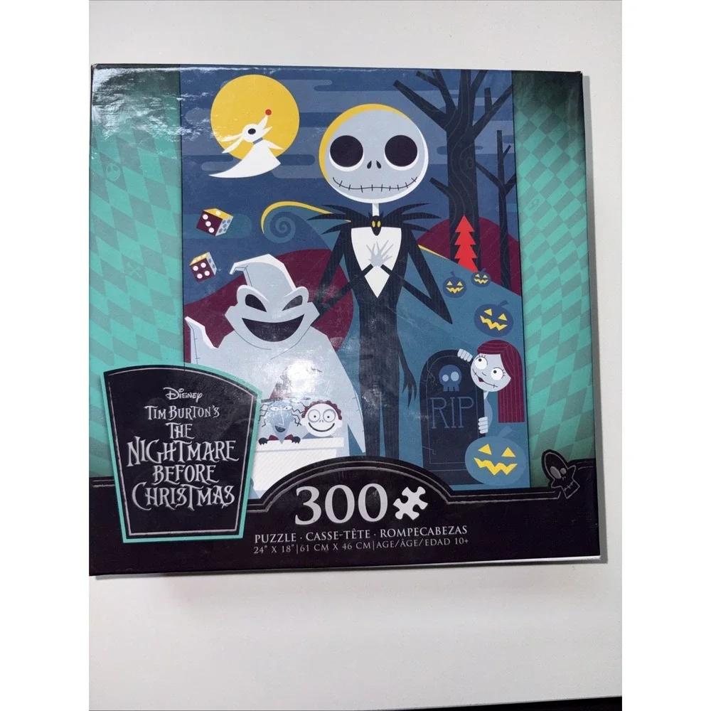 Disney Nightmare Before Christmas 300 Piece Puzzle Sealed Jack Skellington